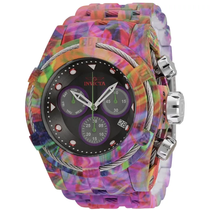 Bracelets Invicta Invicta Mens Watch Bolt Quartz Chrono Black Dial Aqua Plating Bracelet 35389 Bracelets Invicta Invicta Mens Watch Bolt Quartz Chrono Black Dial Aqua Plating Bracelet 35389