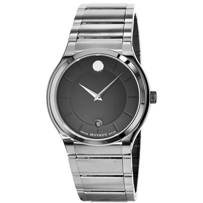 Bracelets Movado Movado Mens Quartz Watch Quadro Black Dial Stainless Steel Bracelet 0606478 Bracelets Movado Movado Mens Quartz Watch Quadro Black Dial Stainless Steel Bracelet 0606478