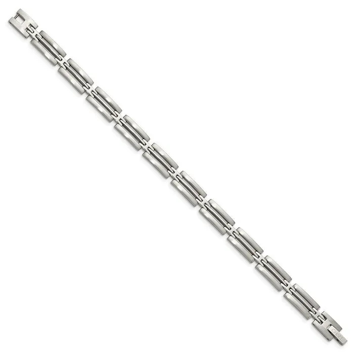 Bracelets Stainless Steel Brushed and Polished 875in Bracelet Chisel Bracelets Stainless Steel Brushed and Polished 875in Bracelet Chisel