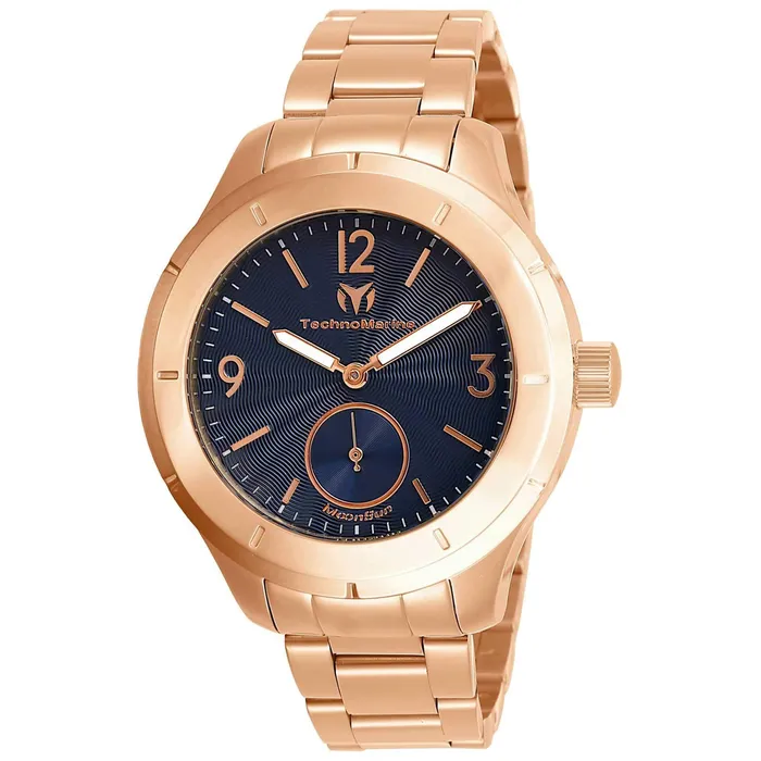 Bracelets TechnoMarine Technomarine Mens Watch MoonSun Blue Dial Stainless Steel Bracelet TM818003 Bracelets TechnoMarine Technomarine Mens Watch MoonSun Blue Dial Stainless Steel Bracelet TM818003