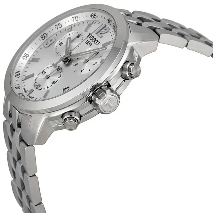 Bracelets Tissot Tissot Mens Chronograph Watch PRC 200 Silver Tone Dial Bracelet T0554171103700 Bracelets Tissot Tissot Mens Chronograph Watch PRC 200 Silver Tone Dial Bracelet T0554171103700