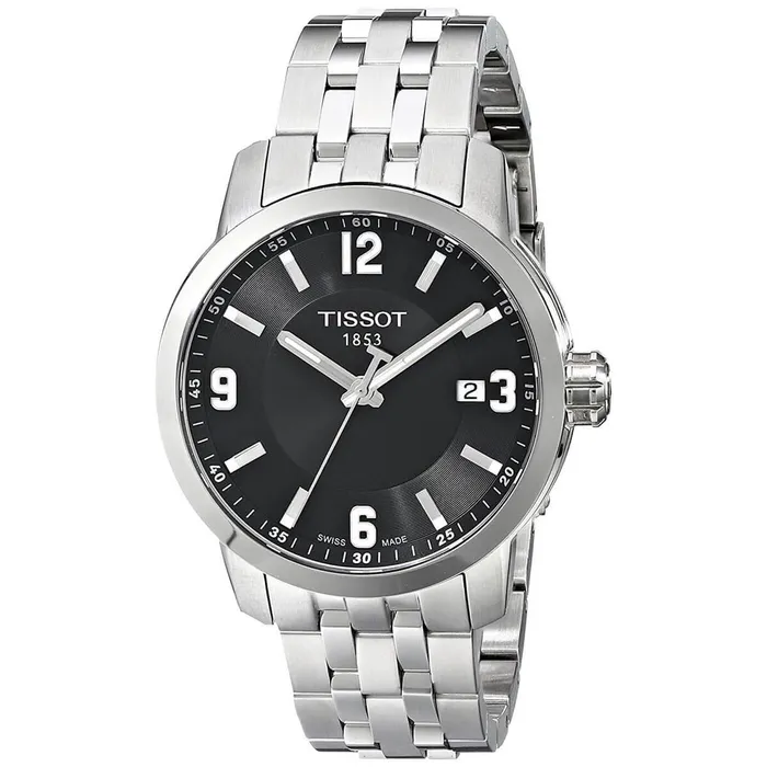 Bracelets Tissot Tissot Mens Watch PRC 200 Black Dial Stainless Steel Bracelet T0554101105700 Bracelets Tissot Tissot Mens Watch PRC 200 Black Dial Stainless Steel Bracelet T0554101105700