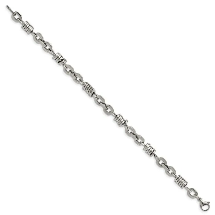 Chisel Bracelets Stainless Steel Polished 9in Bracelet Chisel Bracelets Stainless Steel Polished 9in Bracelet