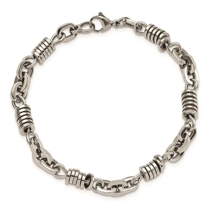Chisel Bracelets Stainless Steel Polished 9in Bracelet Chisel Bracelets Stainless Steel Polished 9in Bracelet
