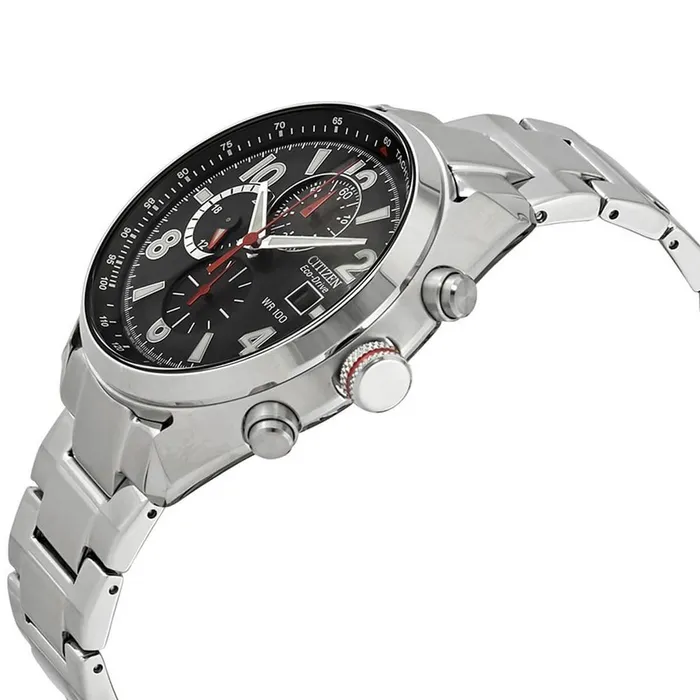 Citizen Citizen Mens Chronograph Watch Chandler Black Dial Steel Bracelet CA036856E Bracelets Citizen Citizen Mens Chronograph Watch Chandler Black Dial Steel Bracelet CA036856E Bracelets