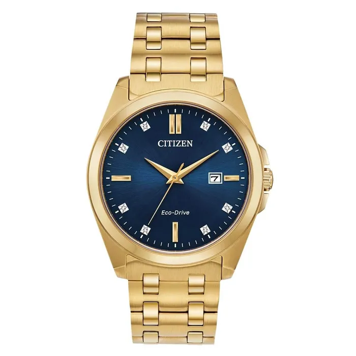 Citizen Mens Diamond Watch Corso Yellow Gold Steel Bracelet BM710351L Citizen Bracelets Citizen Mens Diamond Watch Corso Yellow Gold Steel Bracelet BM710351L Citizen Bracelets