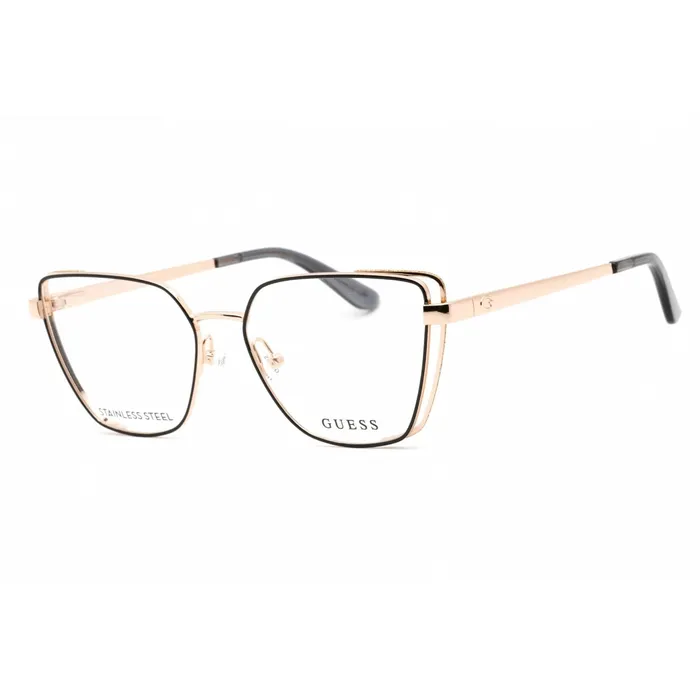 Earrings GUESS Guess Womens Eyeglasses Pale Gold Metal Full Rim Butterfly Frame GU2793 032 Earrings GUESS Guess Womens Eyeglasses Pale Gold Metal Full Rim Butterfly Frame GU2793 032