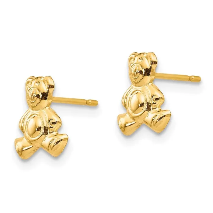 Earrings Jewelry Madi K Kids 14k Teddy Bear Post Earrings Earrings Jewelry Madi K Kids 14k Teddy Bear Post Earrings