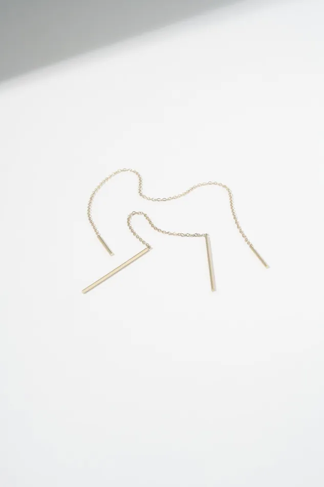 Earrings READYMADE Threader Earrings Pair