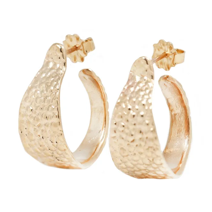 Gold Stingray Cuff Hoops Lauren Wolf Jewelry PreStyled Sets