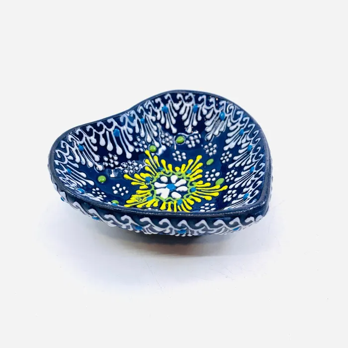 Heart Design Handmade Turkish Bowl 43 Natto USA Necklaces