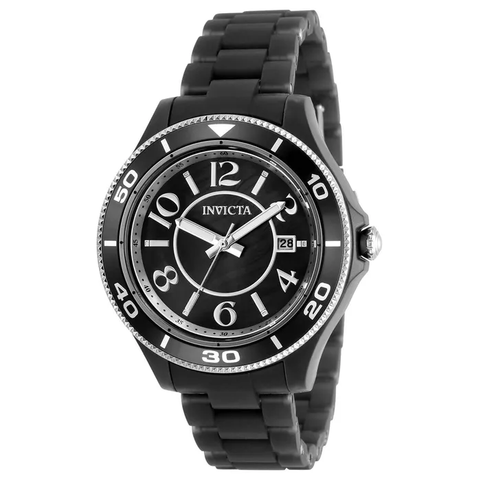 Invicta 30360 Womens Anatomic MOP Dial Black Bracelet Watch Invicta Bracelets Invicta 30360 Womens Anatomic MOP Dial Black Bracelet Watch Invicta Bracelets