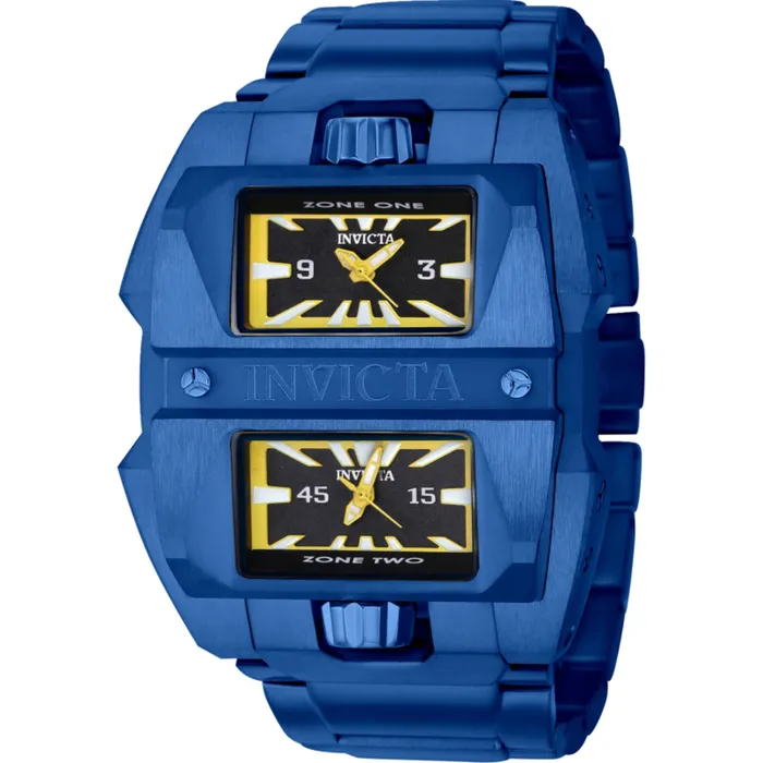 Invicta Bracelets Invicta Mens Watch Akula Dual Time Black Dial Blue Steel Bracelet Quartz 41710 Invicta Bracelets Invicta Mens Watch Akula Dual Time Black Dial Blue Steel Bracelet Quartz 41710