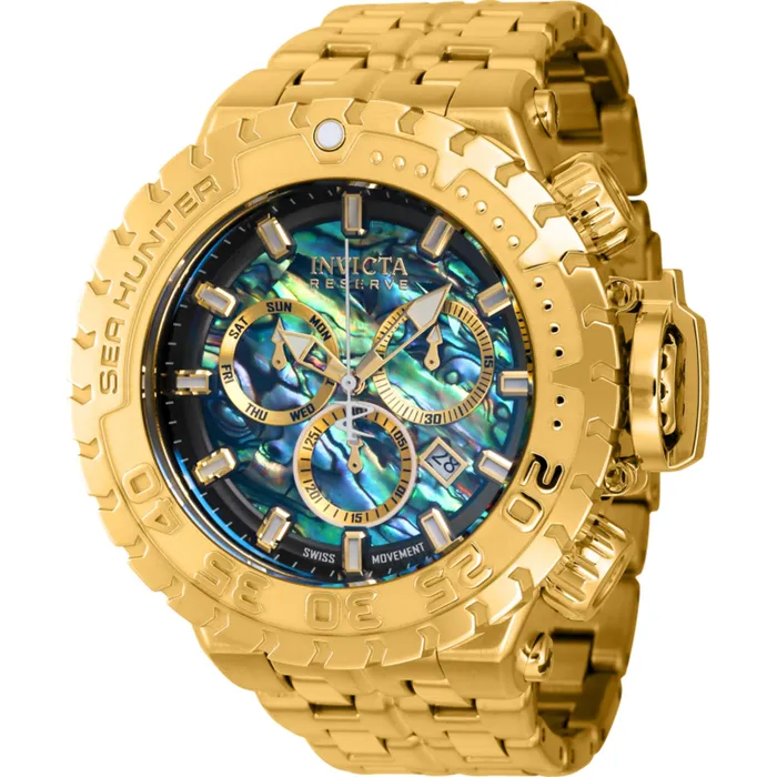 Invicta Bracelets Invicta Mens Watch Sea Hunter Chrono Yellow Gold Stainless Steel Bracelet 39327 Invicta Bracelets Invicta Mens Watch Sea Hunter Chrono Yellow Gold Stainless Steel Bracelet 39327