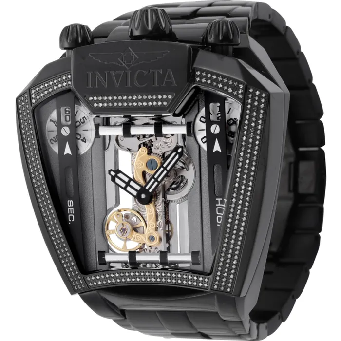 Invicta Invicta Mens Watch Speedway Diamond Grey and Black Dial Bracelet 45849 Bracelets Invicta Invicta Mens Watch Speedway Diamond Grey and Black Dial Bracelet 45849 Bracelets