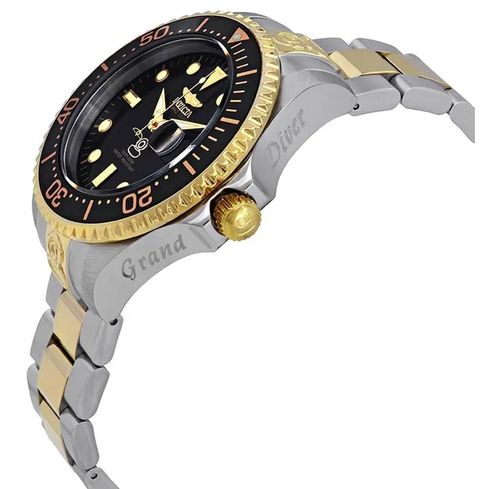 Invicta Mens Automatic Watch Pro Diver Black Dial Two Tone Bracelet 27614 Invicta Bracelets Invicta Mens Automatic Watch Pro Diver Black Dial Two Tone Bracelet 27614 Invicta Bracelets
