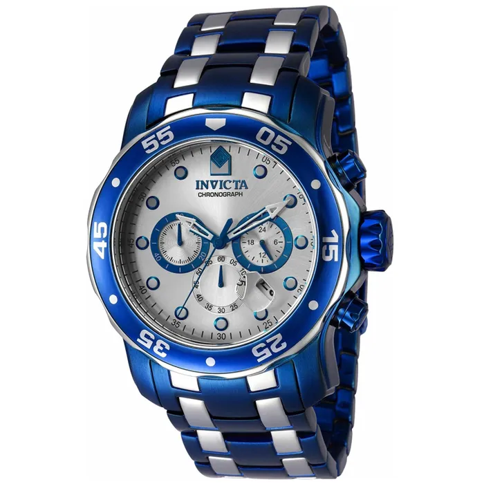 Invicta Mens Chronograph Watch Pro Diver Blue and Silver Dial Bracelet 40923 Invicta Bracelets Invicta Mens Chronograph Watch Pro Diver Blue and Silver Dial Bracelet 40923 Invicta Bracelets