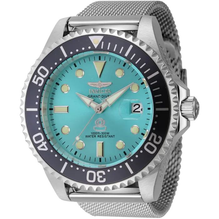 Invicta Mens Watch Grand Diver Silver Tone Automatic Blue Dial Bracelet 45804 Invicta Bracelets Invicta Mens Watch Grand Diver Silver Tone Automatic Blue Dial Bracelet 45804 Invicta Bracelets