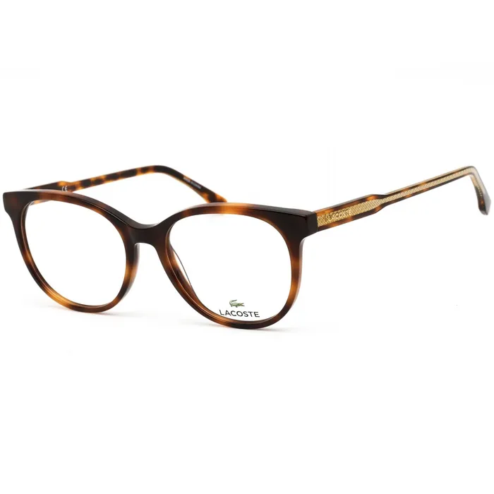 Lacoste Earrings Lacoste Womens Eyeglasses Clear Lens HavanaGold Cat Eye Shaped Frame L2869 214 Lacoste Earrings Lacoste Womens Eyeglasses Clear Lens HavanaGold Cat Eye Shaped Frame L2869 214