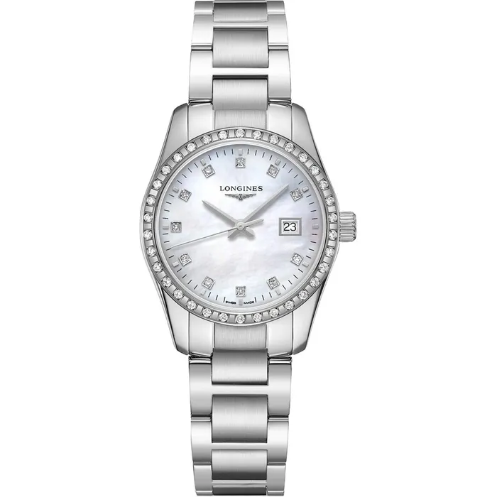 Longines Watches Longines Womens Watch Conquest Classic White Mother of Pearl Dial L22860876 Longines Watches Longines Womens Watch Conquest Classic White Mother of Pearl Dial L22860876