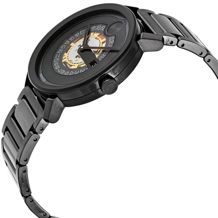 Movado Bracelets Movado Mens Quartz Watch Bold Evolution Skeleton Dial Black Bracelet 3600276 Movado Bracelets Movado Mens Quartz Watch Bold Evolution Skeleton Dial Black Bracelet 3600276