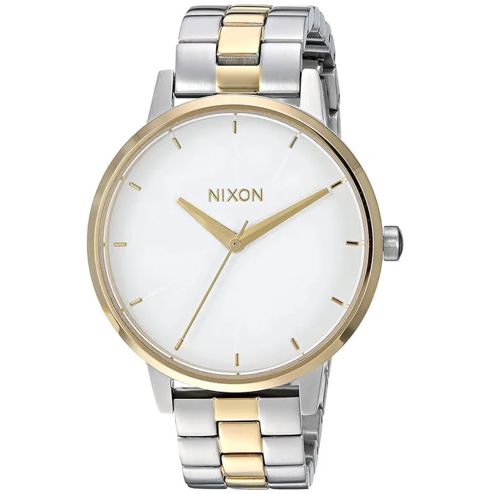 Nixon Womens Quartz Watch Kensington White Dial Two Tone Bracelet A0992706 Nixon Bracelets Nixon Womens Quartz Watch Kensington White Dial Two Tone Bracelet A0992706 Nixon Bracelets