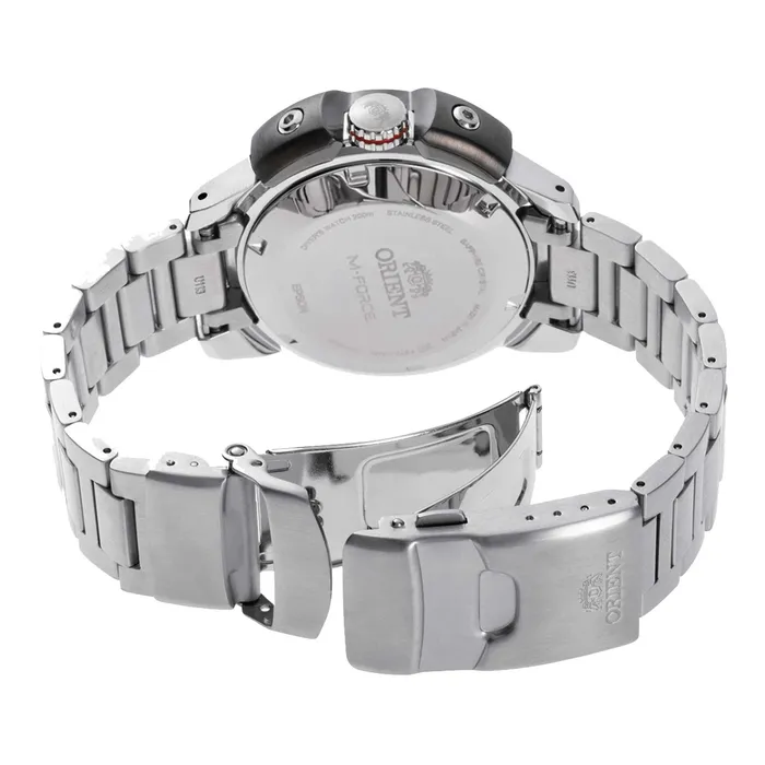 Orient Mens Automatic Watch MForce Dive Orange Dial Bracelet RAAC0L08Y00B ORIENT Bracelets Orient Mens Automatic Watch MForce Dive Orange Dial Bracelet RAAC0L08Y00B ORIENT Bracelets
