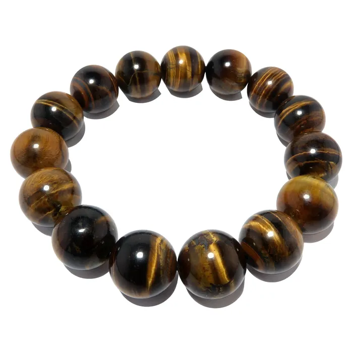 Satin Crystals Bracelets Tigers Eye Bracelet Golden Confidence Stone