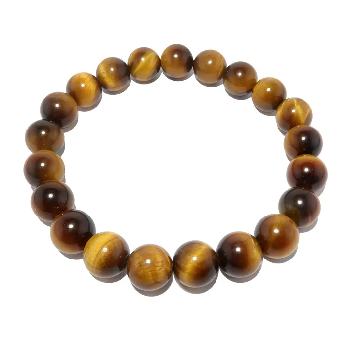 Satin Crystals Bracelets Tigers Eye Bracelet Golden Confidence Stone