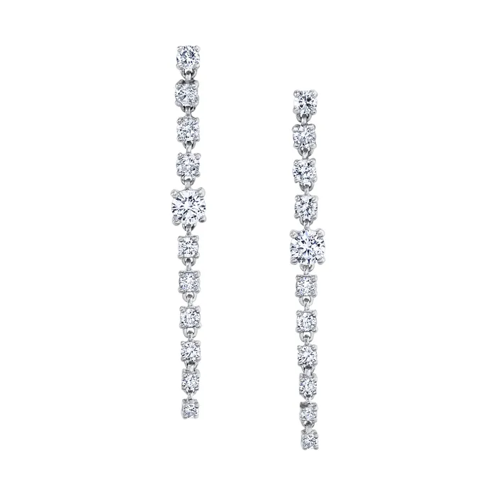 SHORT DIAMOND ROPE EARRINGS anitako Earrings