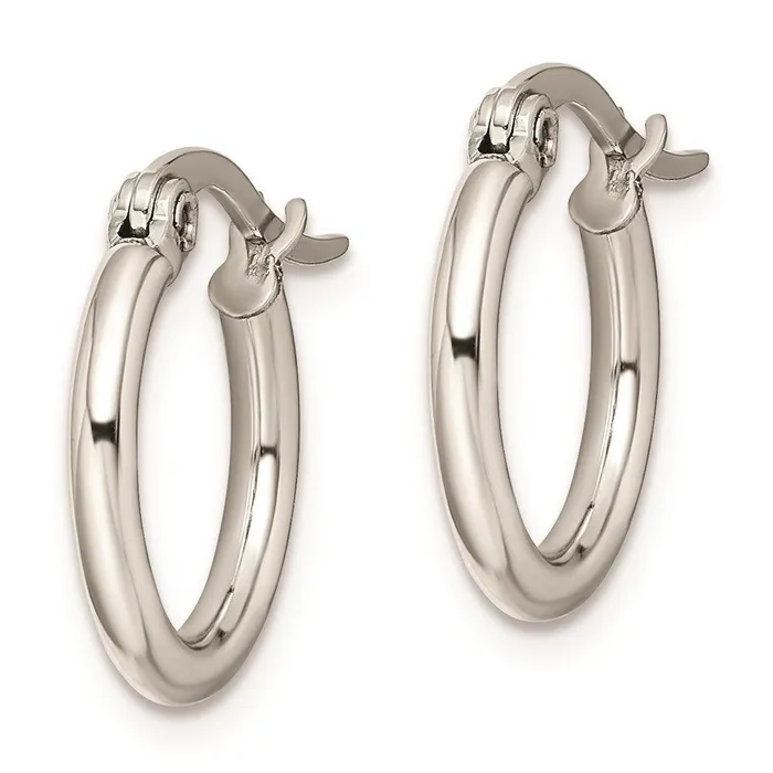 Stainless Steel 1550mm Diameter Hoop Earrings Chisel Earrings Stainless Steel 1550mm Diameter Hoop Earrings Chisel Earrings