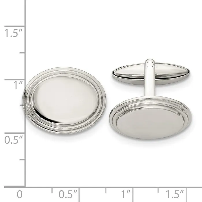 Stainless Steel Polished Cufflinks Chisel Bracelets Stainless Steel Polished Cufflinks Chisel Bracelets