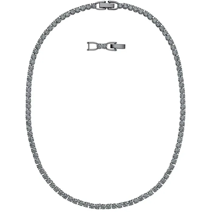 Swarovski Necklaces Swarovski Womens Necklace Tennis Deluxe Black Crystals Rhodium Plated 5517113 Swarovski Necklaces Swarovski Womens Necklace Tennis Deluxe Black Crystals Rhodium Plated 5517113