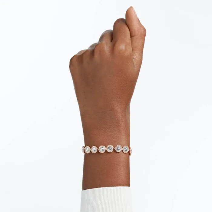 Swarovski Womens Bracelet Angelic Crystals Rose Gold Plated Medium 5240513 Swarovski Bracelets Swarovski Womens Bracelet Angelic Crystals Rose Gold Plated Medium 5240513 Swarovski Bracelets
