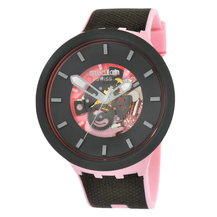 Swatch Swatch Womens Watch The January Collection Misty Cliffs Swiss Quartz SB05P100 Watches Swatch Swatch Womens Watch The January Collection Misty Cliffs Swiss Quartz SB05P100 Watches