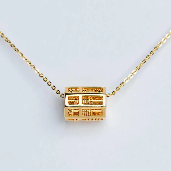 The Plethora Abacus Wealth Necklace Hoseiki Jewelry Necklaces