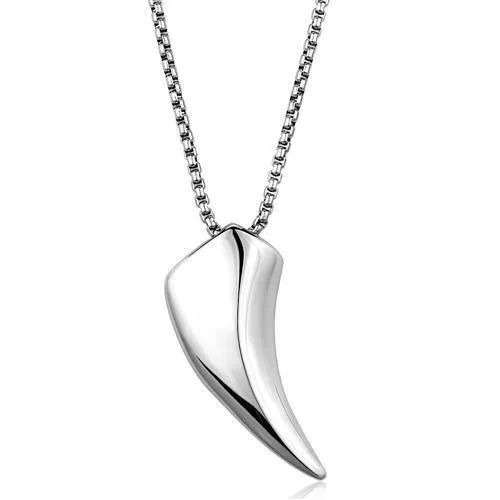 TK2006 High polished no plating Stainless Steel Necklace with No Stone Alamode Necklaces TK2006 High polished no plating Stainless Steel Necklace with No Stone Alamode Necklaces
