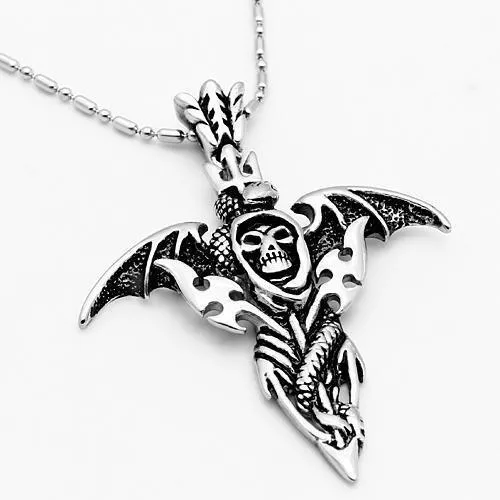 TK562 High polished no plating Stainless Steel Necklace with No Stone Alamode Necklaces