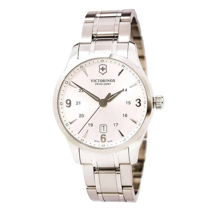 Victorinox Swiss Army Bracelets Swiss Army 241476 Mens Alliance Silver Dial Stainless Steel Bracelet Watch Victorinox Swiss Army Bracelets Swiss Army 241476 Mens Alliance Silver Dial Stainless Steel Bracelet Watch