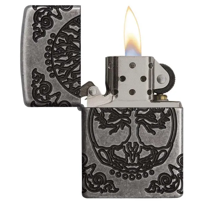 Zippo Necklaces Zippo Windproof Pocket Lighter Armor Tree of Life Antique Silver 29670 Zippo Necklaces Zippo Windproof Pocket Lighter Armor Tree of Life Antique Silver 29670