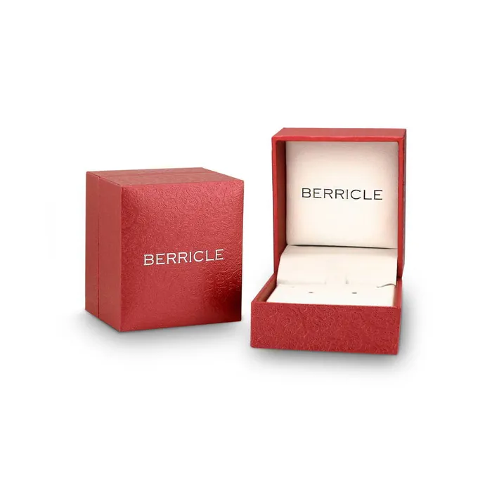 3Stone CZ Necklace in Sterling Silver 08ct BERRICLE Necklaces