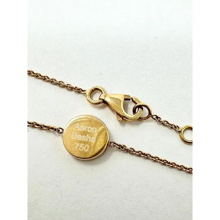 Aaron Basha Bracelets Aaron Basha 18K Rose Gold Evil Eye Pendant Bracelet