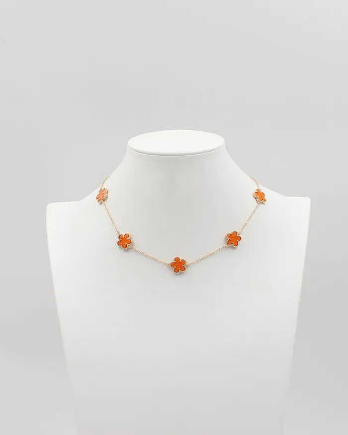 AUG2024 Necklaces Summer Clover Necklace AUG2024 Necklaces Summer Clover Necklace
