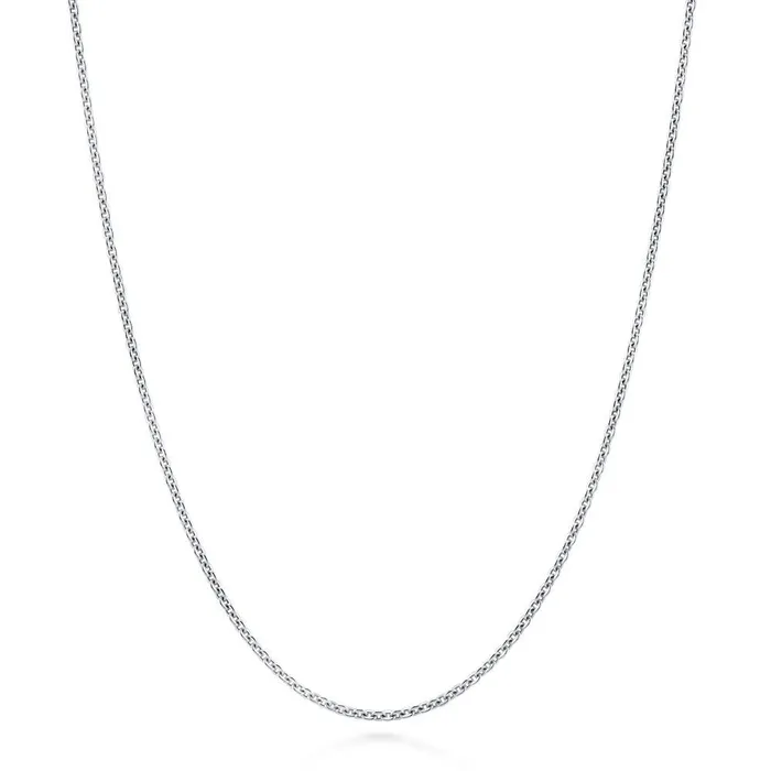 BERRICLE Necklaces Italian Rolo Chain Necklace in Sterling Silver