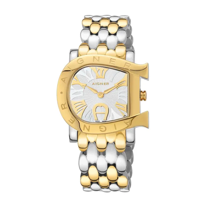 Bracelets Aigner Aigner Mas Ladies Watch Stainless Steel Gold Plated Case With Silver White Dial Bracelets Aigner Aigner Mas Ladies Watch Stainless Steel Gold Plated Case With Silver White Dial