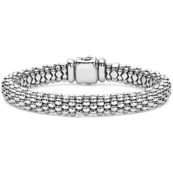 Bracelets Lagos Signature Caviar Silver Caviar Bracelet 9mm