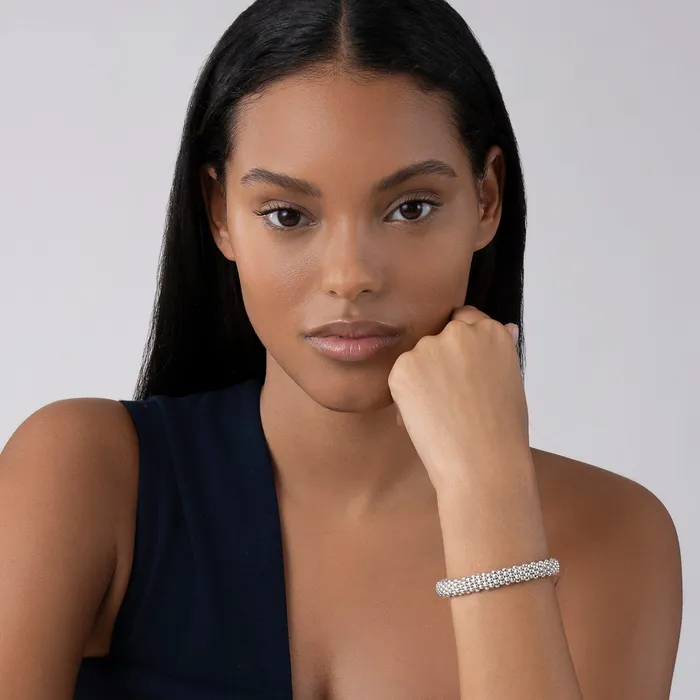 Bracelets Lagos Signature Caviar Silver Caviar Bracelet 9mm Bracelets Lagos Signature Caviar Silver Caviar Bracelet 9mm