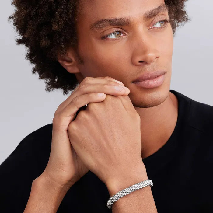 Bracelets Lagos Signature Caviar Silver Caviar Bracelet 9mm Bracelets Lagos Signature Caviar Silver Caviar Bracelet 9mm
