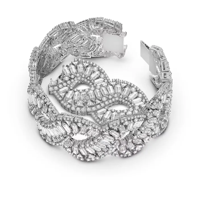 Bracelets Swarovski Swarovski Hyperbola Bracelet Wave White Rhodium Plated Bracelets Swarovski Swarovski Hyperbola Bracelet Wave White Rhodium Plated