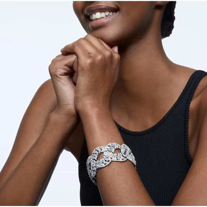 Bracelets Swarovski Swarovski Hyperbola Bracelet Wave White Rhodium Plated Bracelets Swarovski Swarovski Hyperbola Bracelet Wave White Rhodium Plated